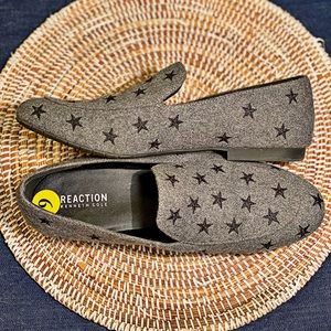 Grey Starred Loafers